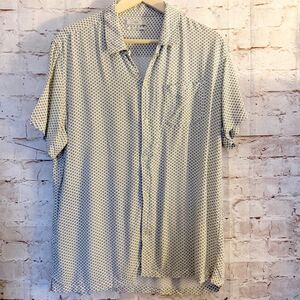 Mango MNG men’s floral button up shirt